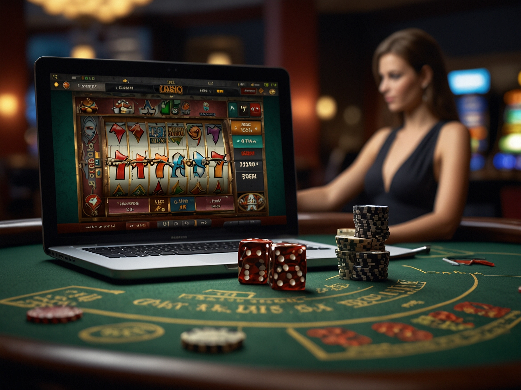 Verschiedene Casinospiele